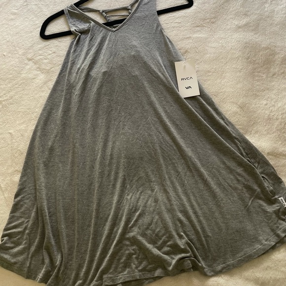 New RVCA Knitt Racer Panel Back Dress - Picture 3 of 7